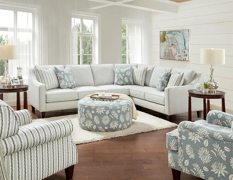 01-02 Bono Cobalt Accent Chair - Stylish Transitional Design with Reversible Cushions & Supportive Frame