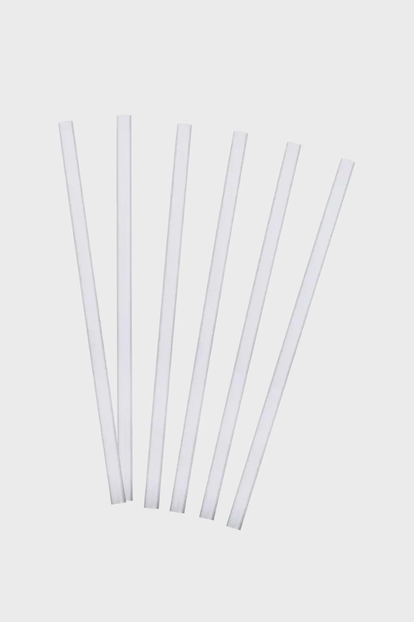 10" Reusable Flexible Straws (Set of 6)