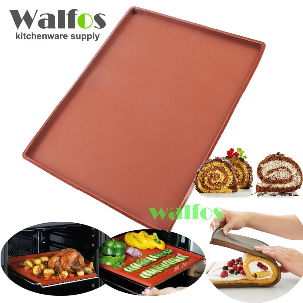 1pc Non-stick Silicone Oven Mat Cake Roll Mat Baking Mat Functional Baking Macaron Cake Pad Swiss Roll Pad Bakeware Baking Tools