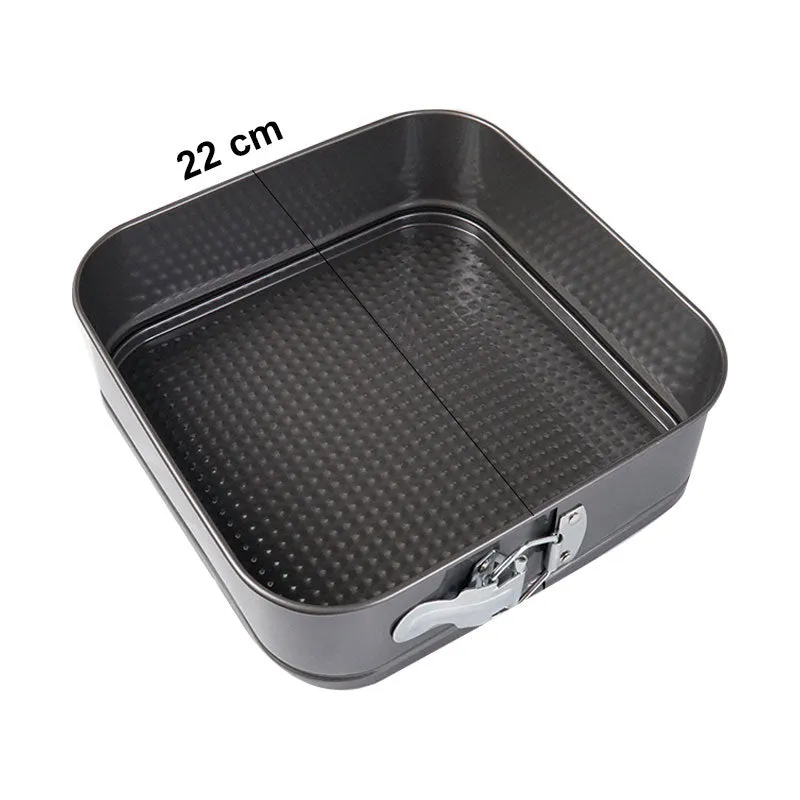 3 Shapes Cake Mold Non Stick Removable Base 18, 20 & 22 cm