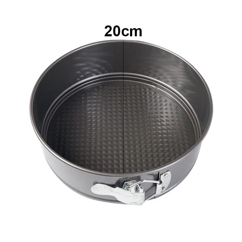 3 Shapes Cake Mold Non Stick Removable Base 18, 20 & 22 cm