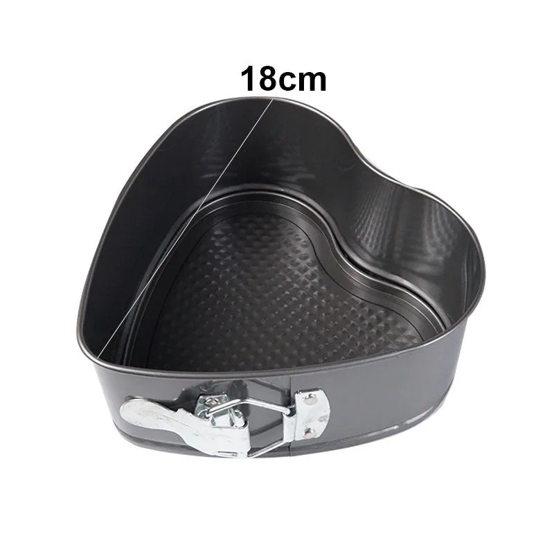 3 Shapes Cake Mold Non Stick Removable Base 18, 20 & 22 cm