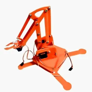 4 DOF Acrylic Robotic DIY Arm Kit (Without Servo)