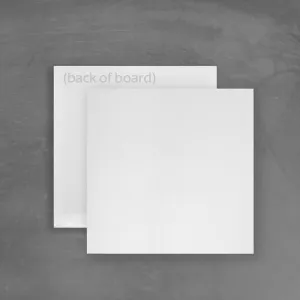 6in Square Masonite Cake Board - White