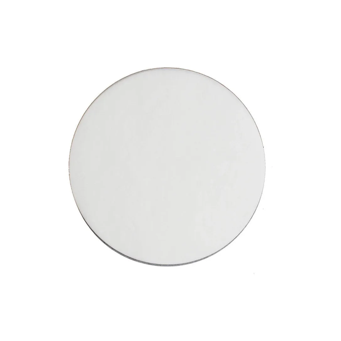 9" Silver Round, 0.08" Thin Cake Board