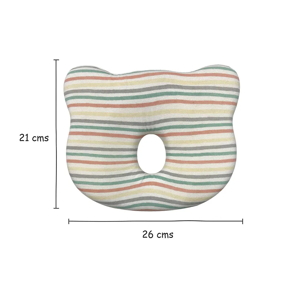 Abracadabra Memory Foam Baby Head Shaping Pillow - Multi Stripe