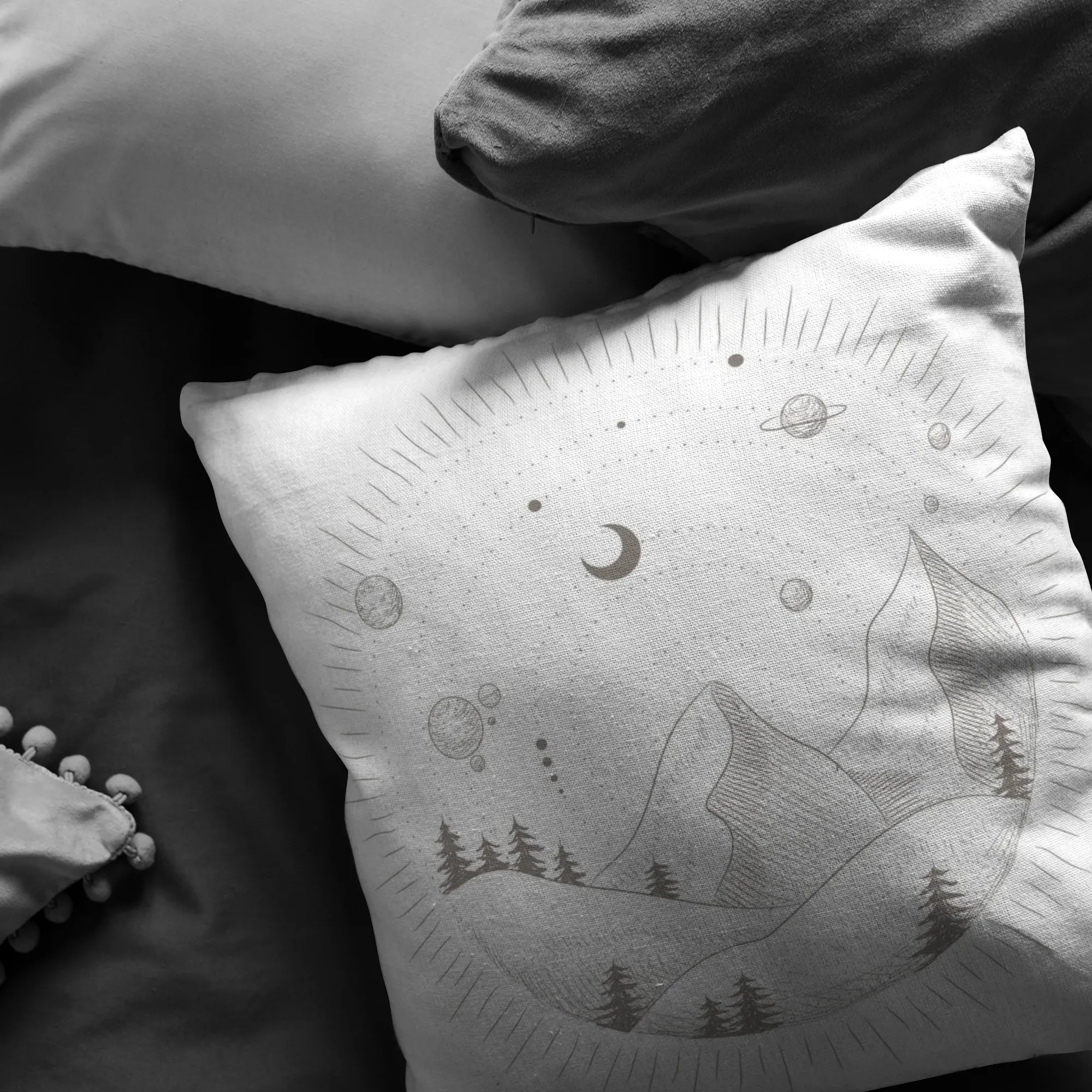 Accent Pillow, Space Mountain