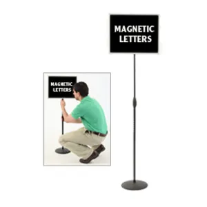 Adjustable Pedestal Magnetic Letter Board 20x16