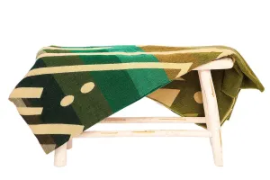 Alpaca Native Blanket - Imbabura Green - 190cm x 225cm