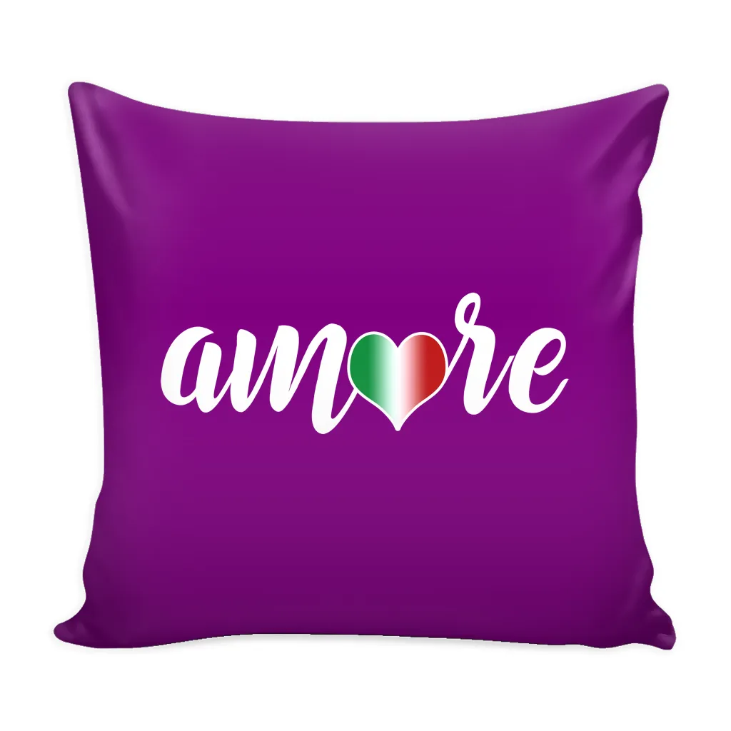 Amore Decorative Throw Pillow Set (Pillow Cover and Insert)