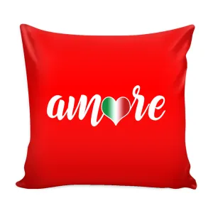 Amore Decorative Throw Pillow Set (Pillow Cover and Insert)