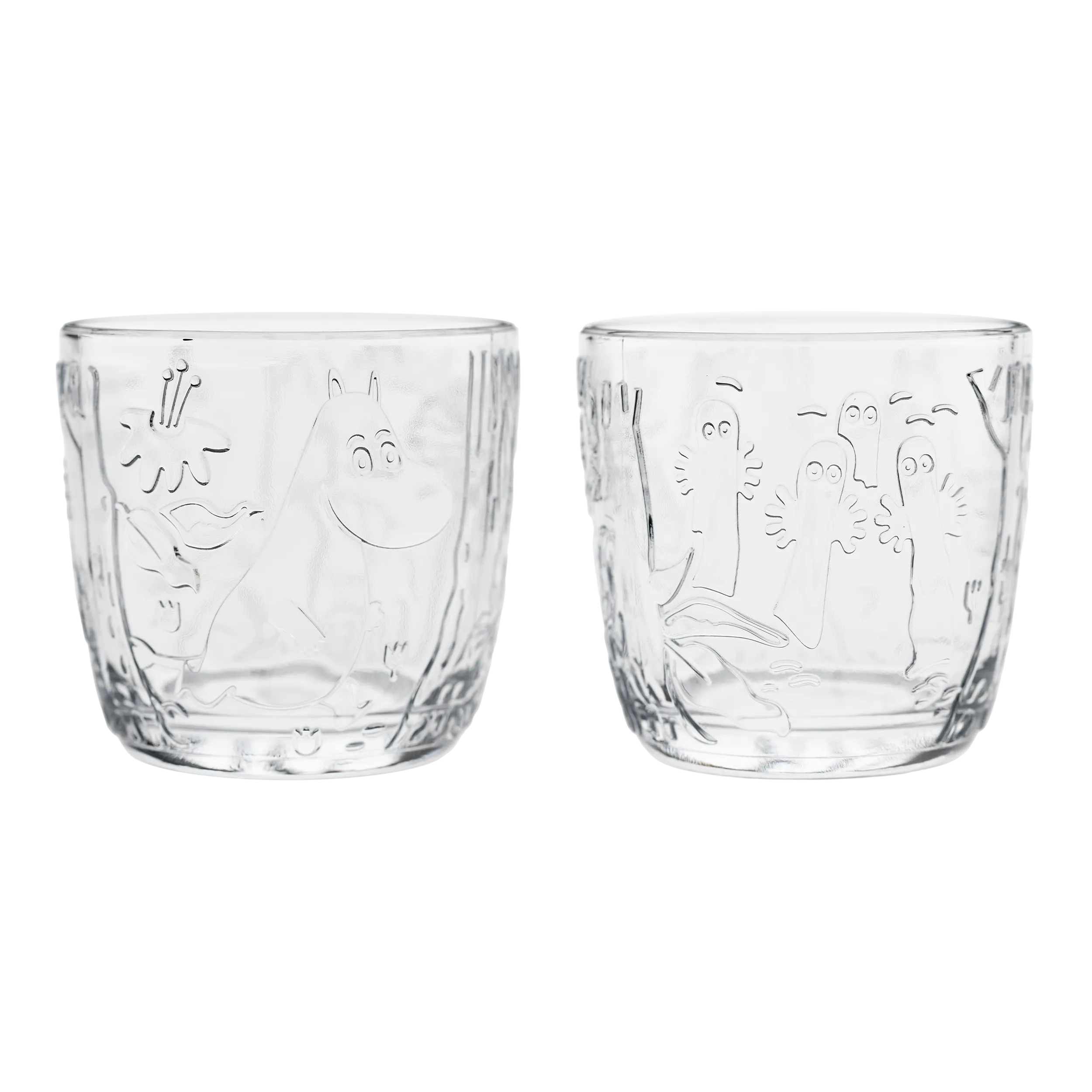 Arabia Moomin Forest Clear Glass Tumblers (Set of 2)