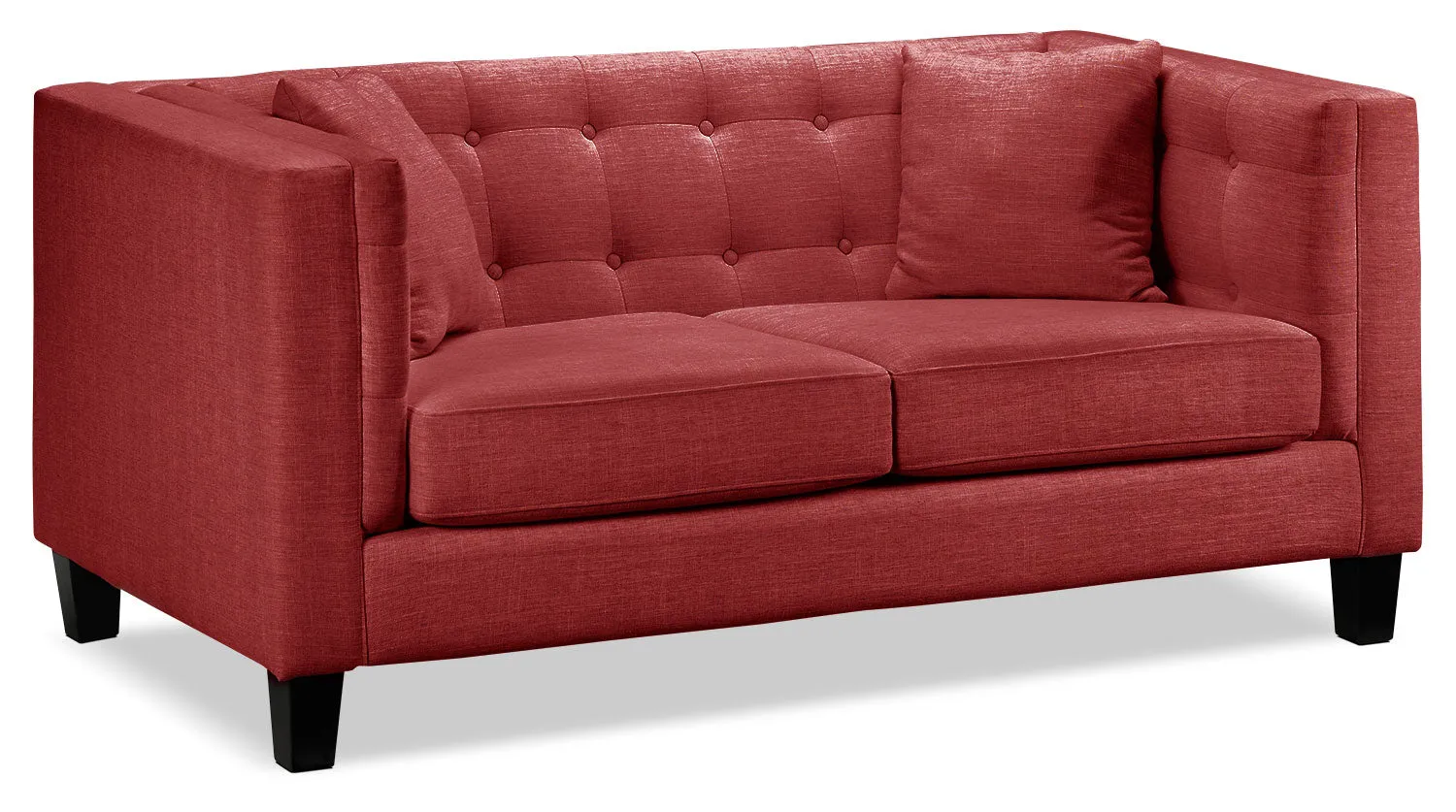 Arbor Sofa, Loveseat and Chair and a Half Set - Red