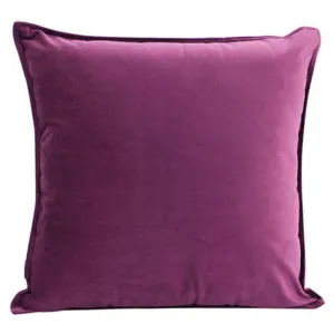 Aubergine Velvet Cushion - 55cm x 55cm