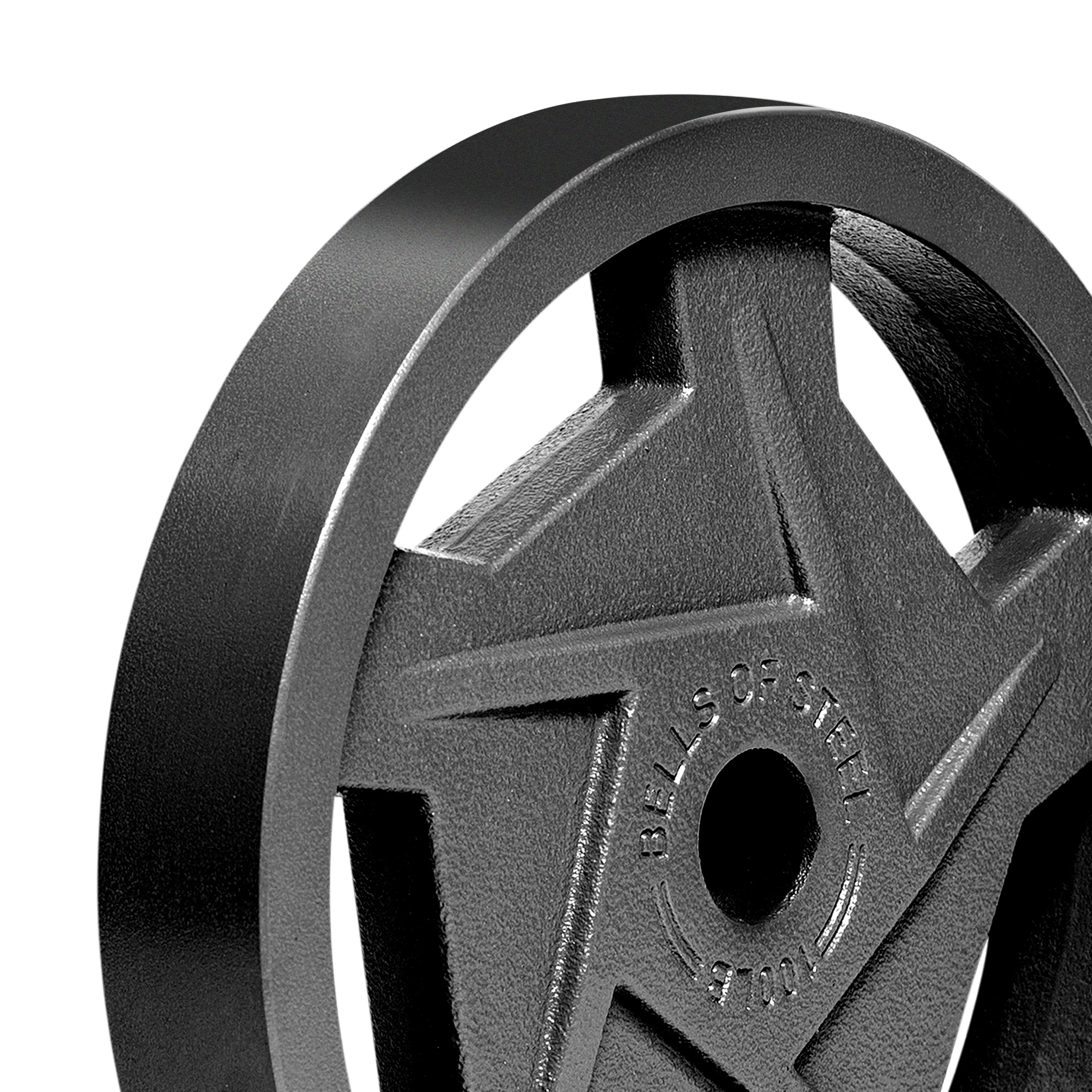 Black Mighty Grip Olympic Weight Plates