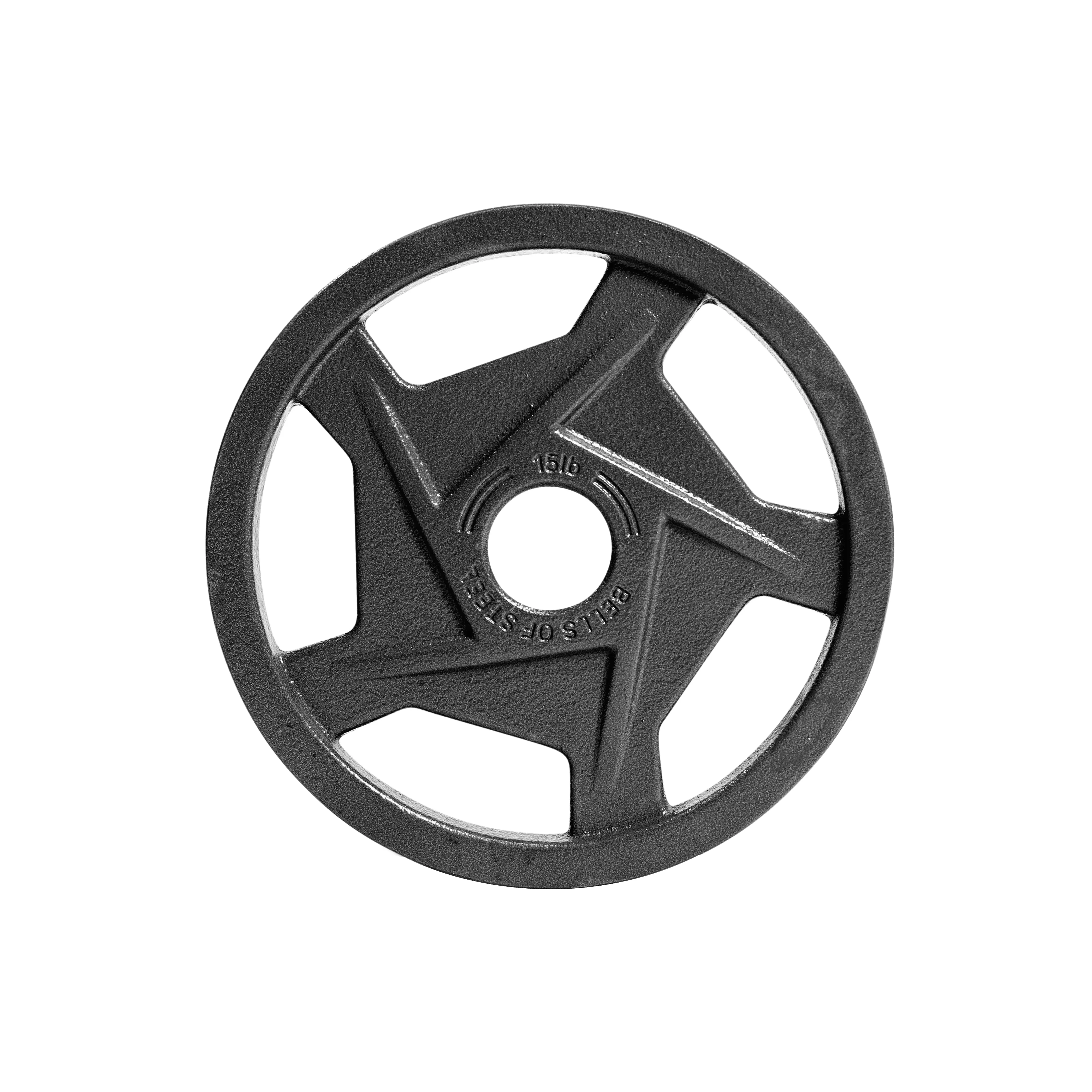 Black Mighty Grip Olympic Weight Plates