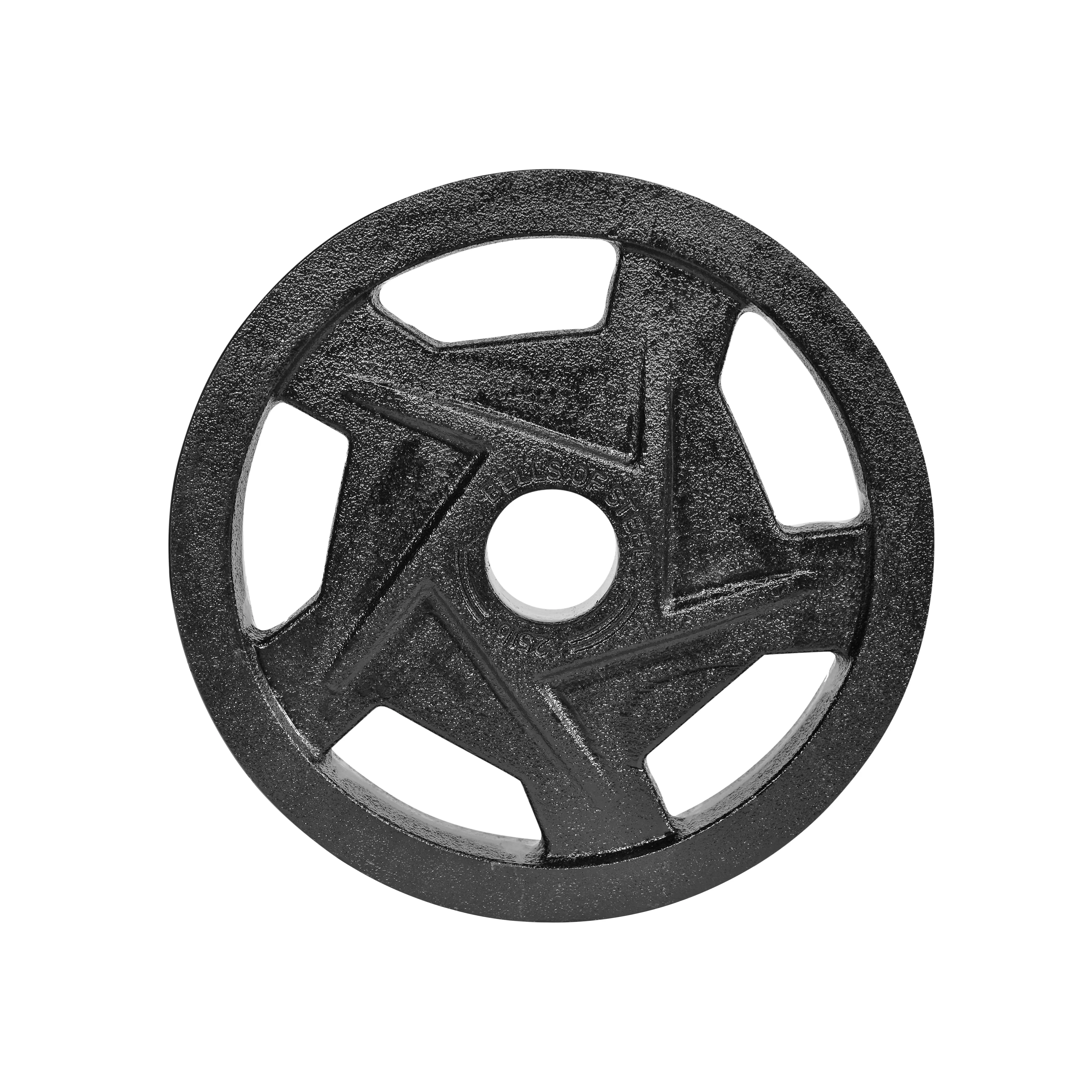 Black Mighty Grip Olympic Weight Plates