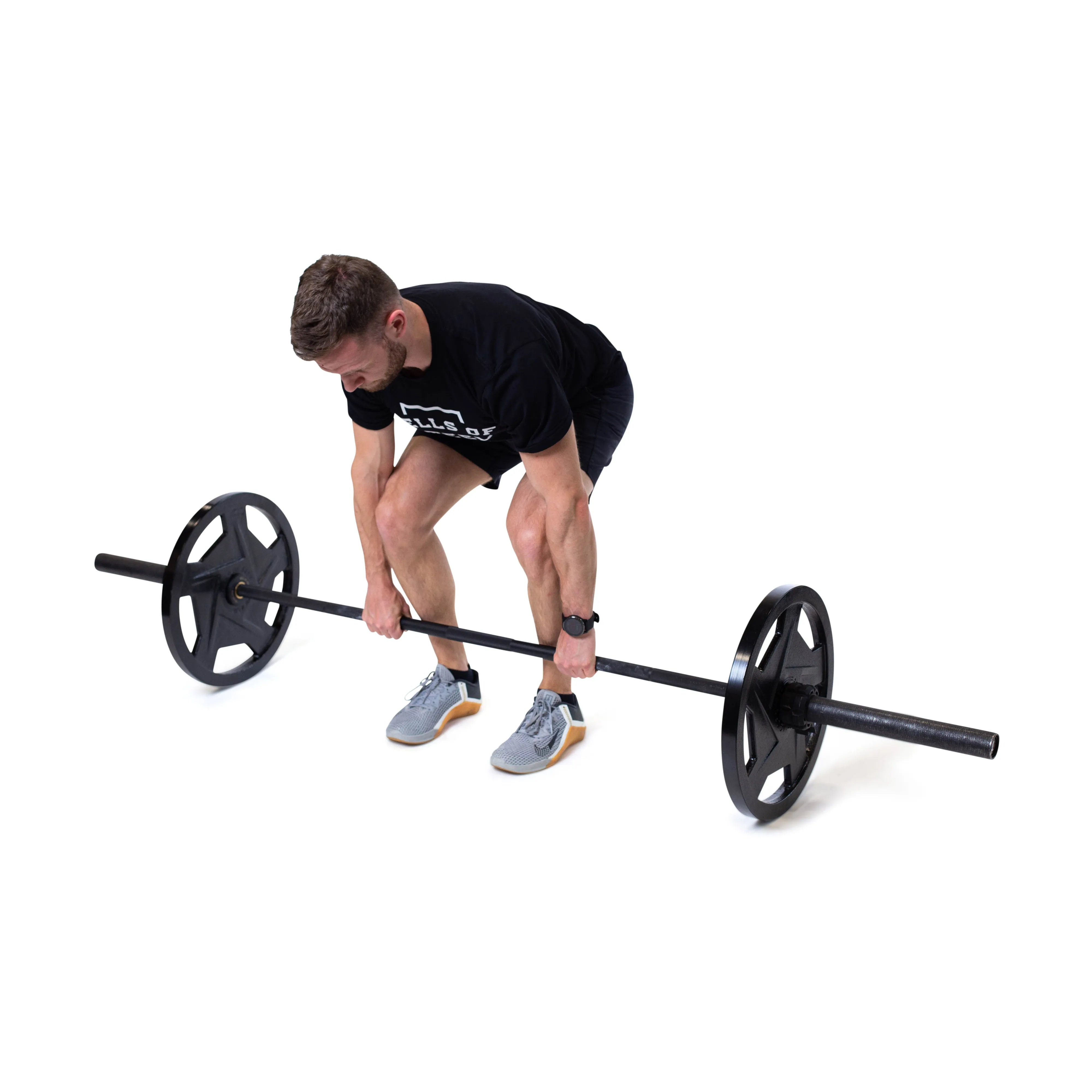 Black Mighty Grip Olympic Weight Plates