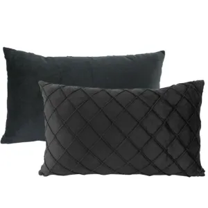Black Mythic Cushion - 30cm x 50cm