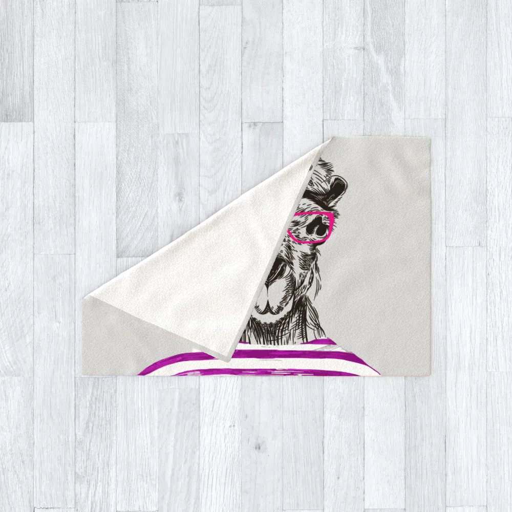 Blanket Throws - To Cool For School Camel