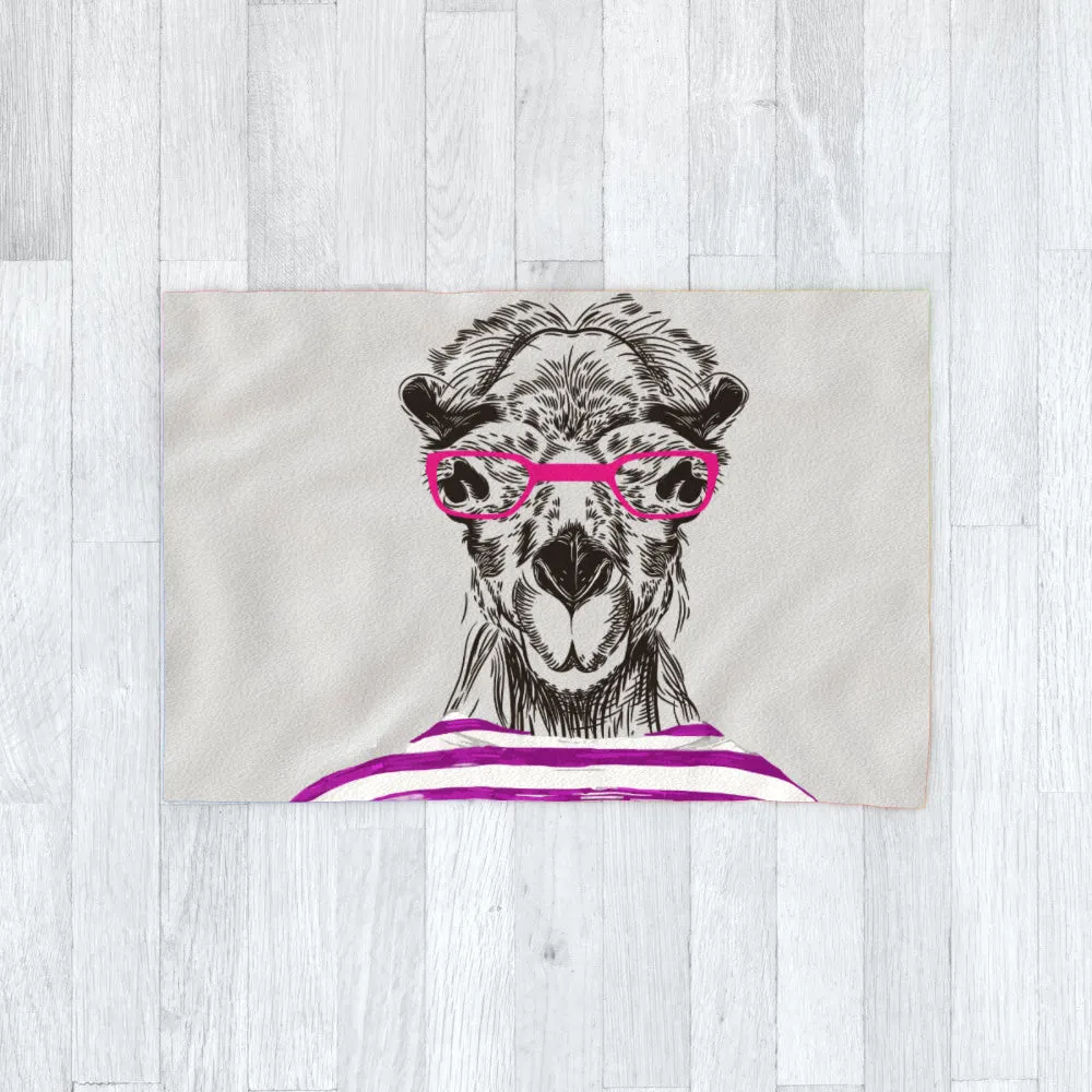Blanket Throws - To Cool For School Camel