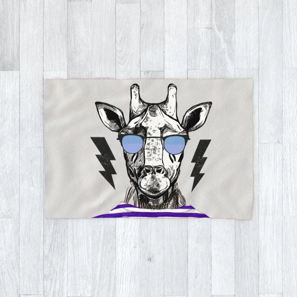 Blanket Throws - To Cool For School Giraffe