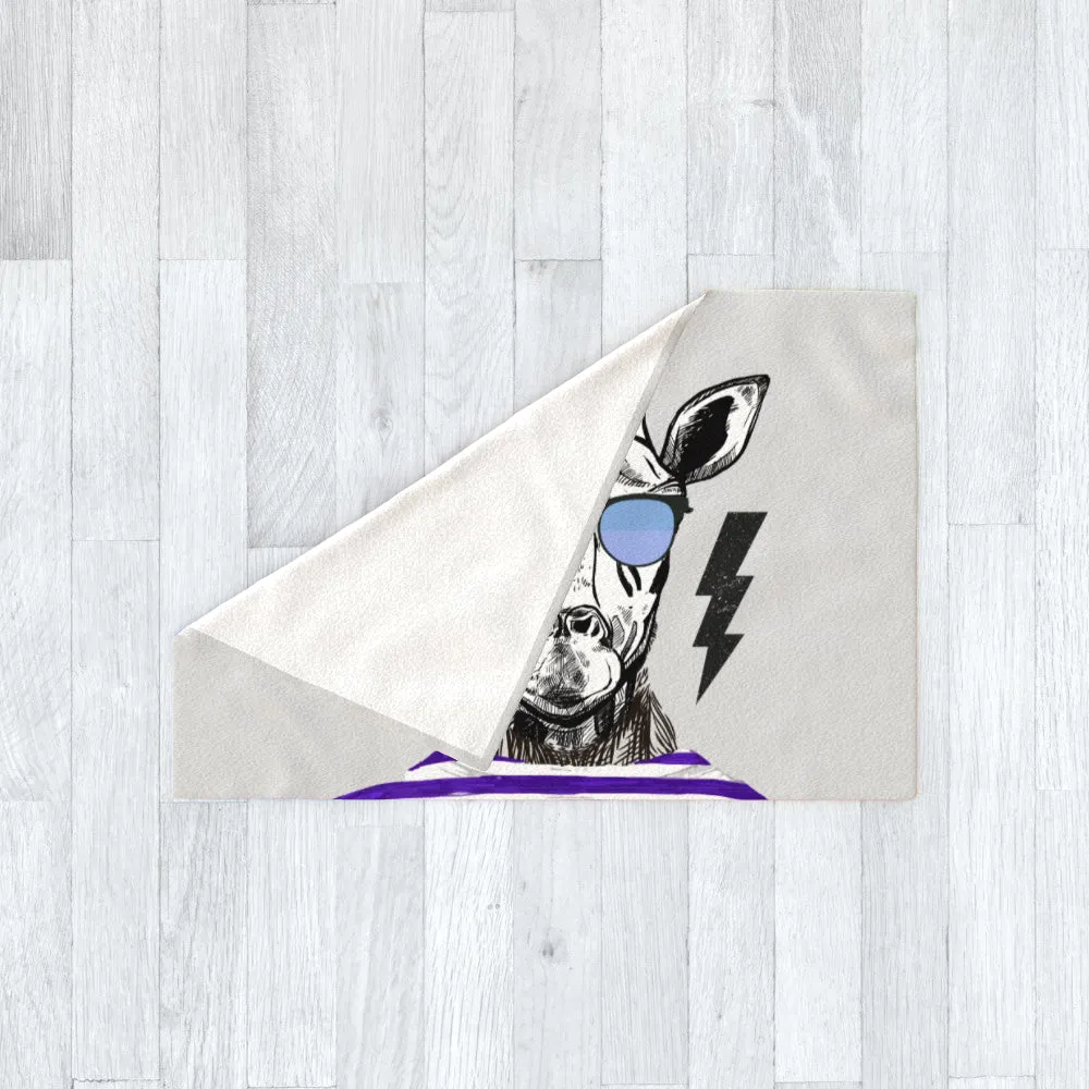 Blanket Throws - To Cool For School Giraffe