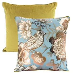 Bloom With a View Linen Cushion - 50cm x 50cm