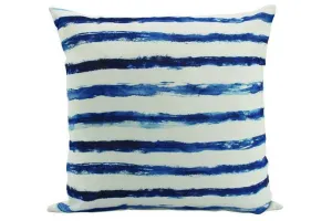 Blue Lines Cushion - 45cm x 45cm