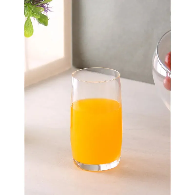 Bohemia Drinking Tumbler Clear Lead Free Crystal Beverageware | Set of 6 | 3 x 5 inches | 380ml