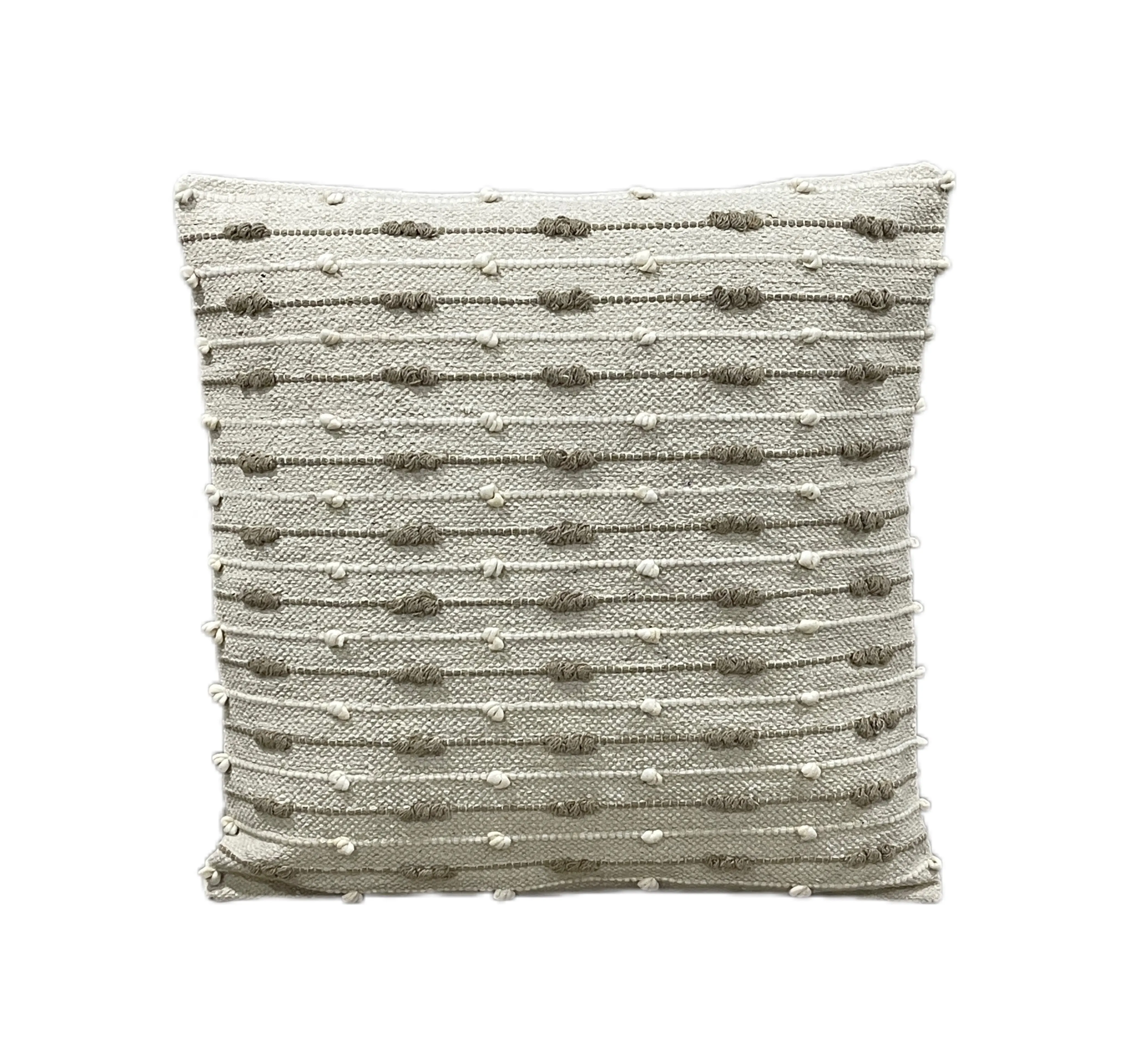 Boho Cotton Tufted Euro Size Cushion Covers
