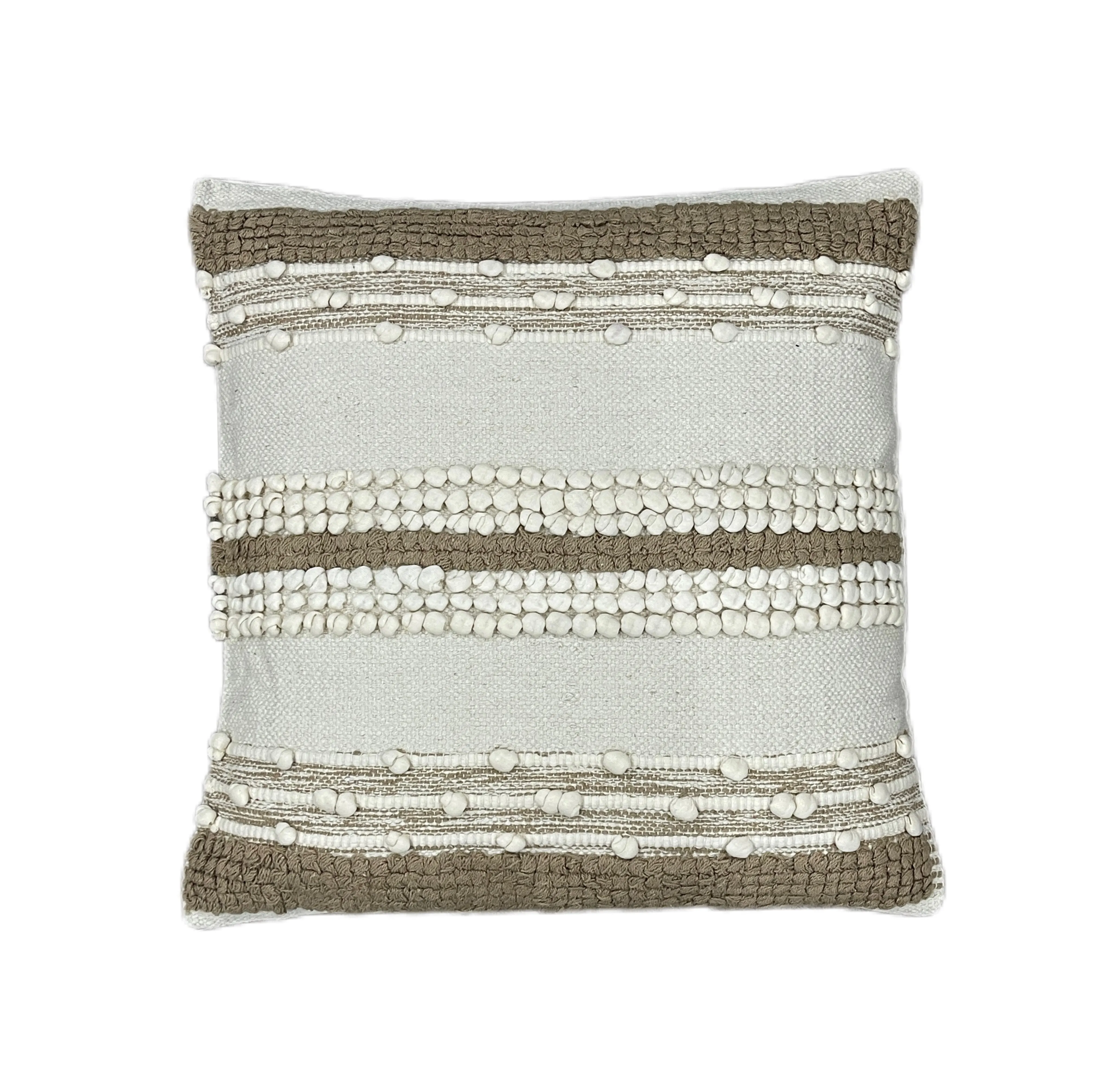 Boho Cotton Tufted Euro Size Cushion Covers
