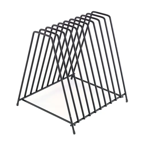 Browne 26099 Cutting Board Storage Rack w/ 10 Slots, Stainless | Denson CFE