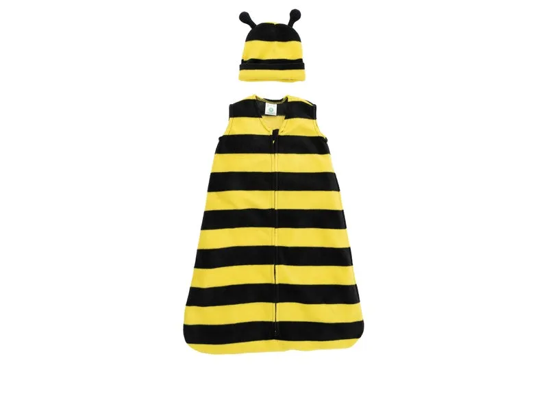 Bumble Bee Fleece Wearable Blanket