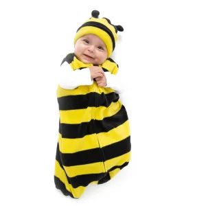 Bumble Bee Fleece Wearable Blanket