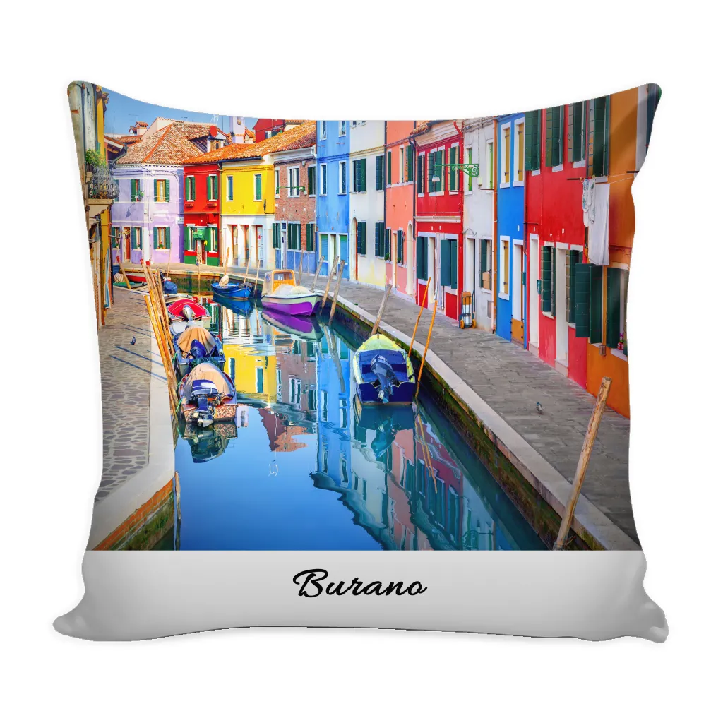 Burano Decorative Throw Pillow Set (Pillow Cover and Insert)