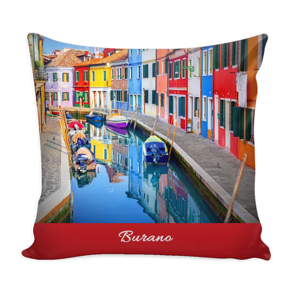 Burano Decorative Throw Pillow Set (Pillow Cover and Insert)