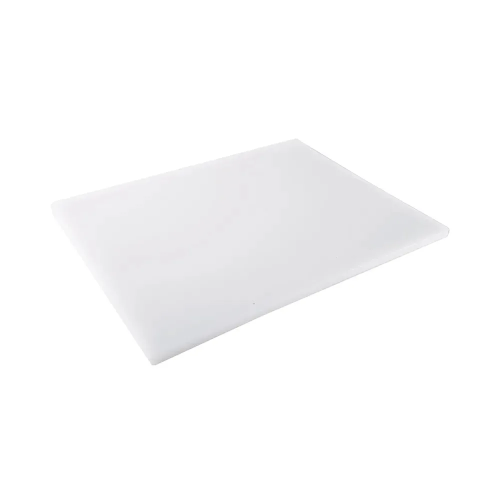 CAC China CBPH-1830W Cutting Board PE White 30x18" Case of 6 Pcs
