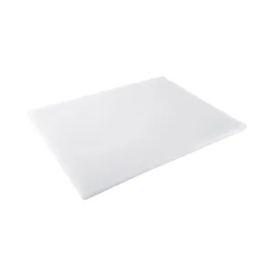 CAC China CBPH-1830W Cutting Board PE White 30x18" Case of 6 Pcs