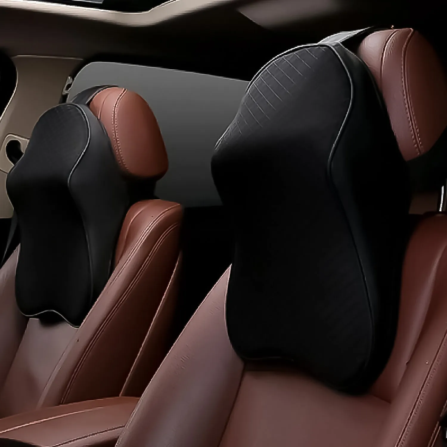 Car Neck Pillow Car Neck Headrest Pillow Memory Foam Car Accessories Cushion Car Seat Head Support Neck Protector Car Seat Neck Pillow,for Driving (1 Pc)