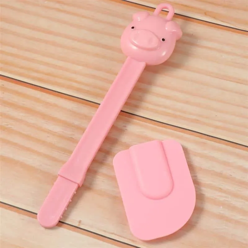 Cartoon Pig Shaped Baking Oil Brush / Scraper