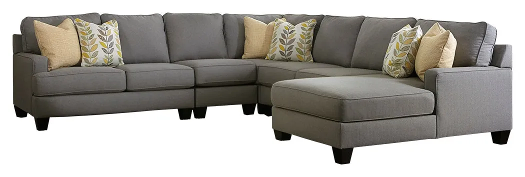 Chamberly 24302U3 Alloy 5-Piece Sectional with Chaise