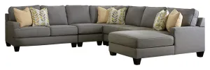 Chamberly 24302U3 Alloy 5-Piece Sectional with Chaise