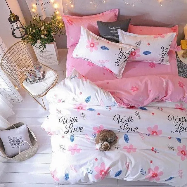 Chic Modern Duvet Cover Set to Transform Your Tween's Bedroom