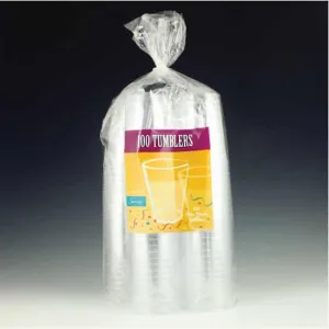 Clear Plastic 10oz Tumblers (100ct)