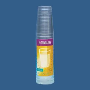 Clear Plastic Tumblers 12oz (20ct)