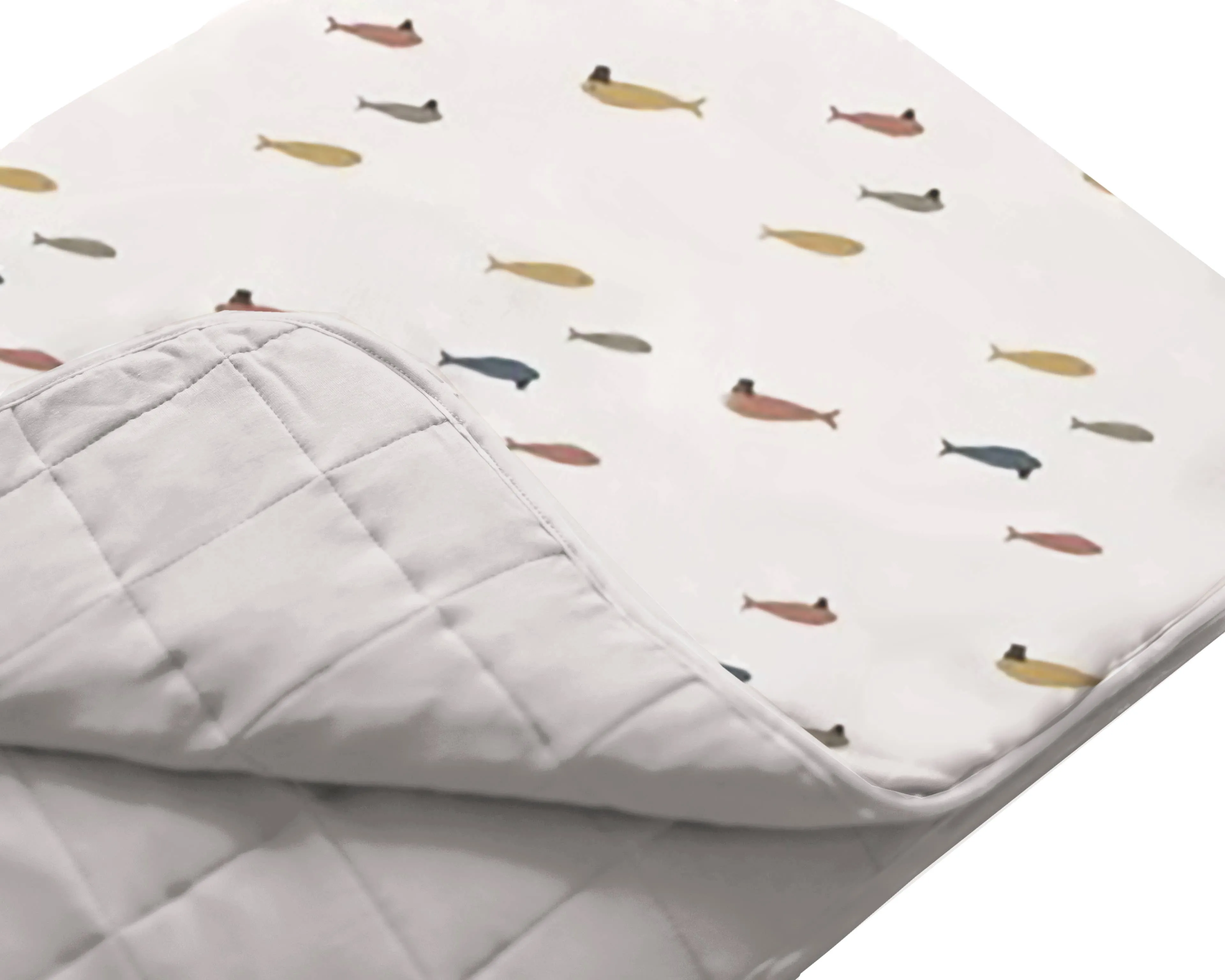 CLOUD BLANKET: Fish with a hat / Mini / 1.0