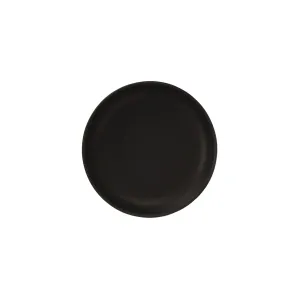 Couped Dessert Plate Set - Set of 4 - Matte Black | Matte Black
