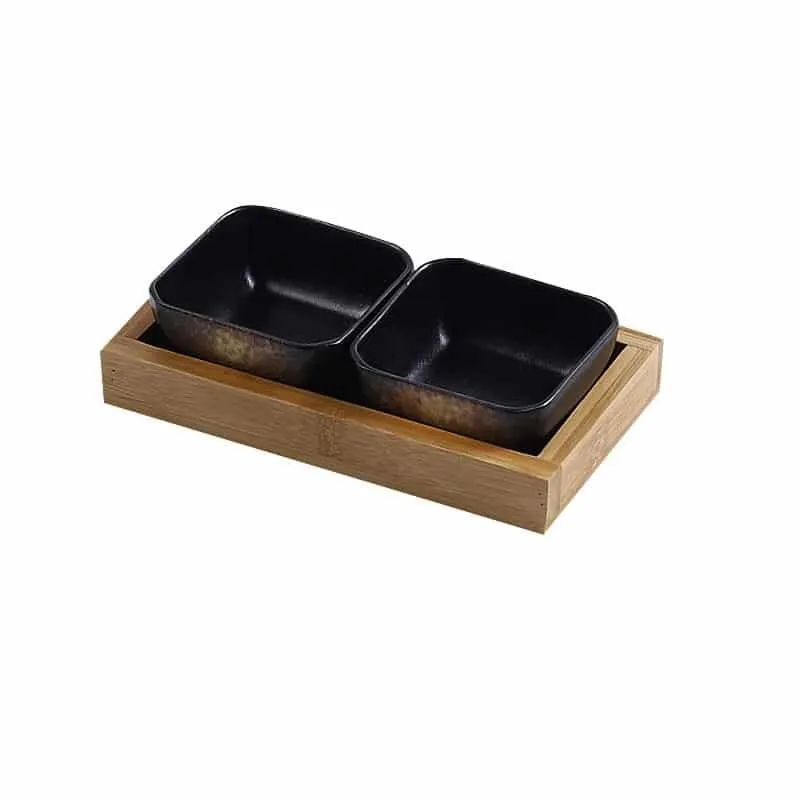 Creative Ceramic Fruit Plates Set with Tray