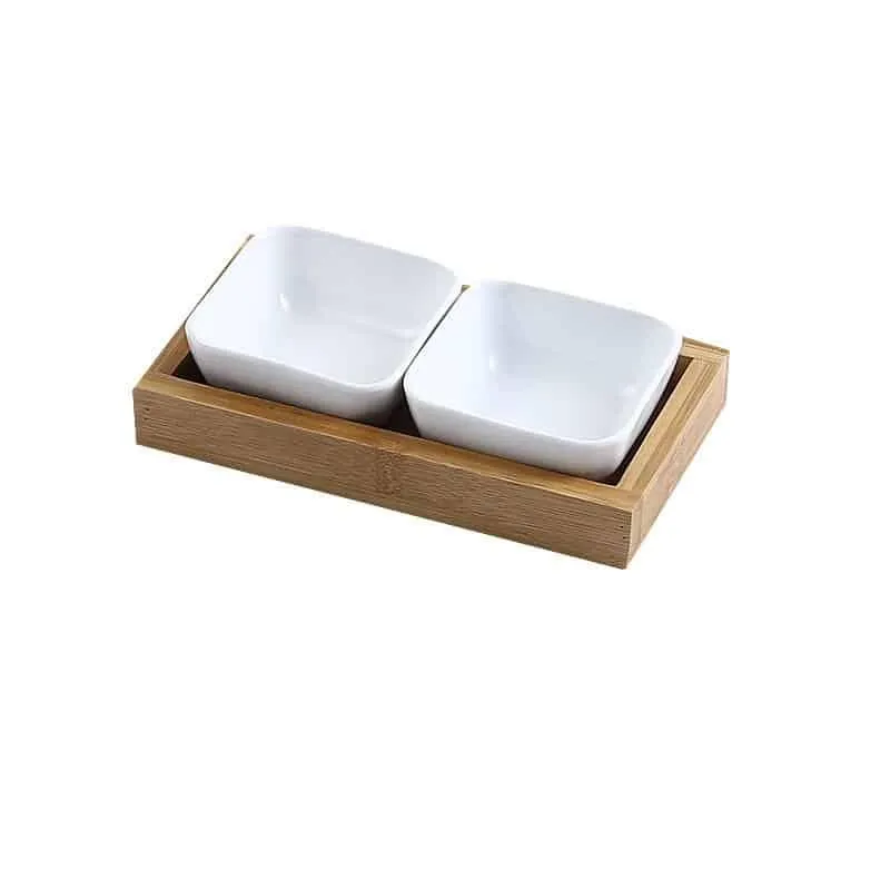 Creative Ceramic Fruit Plates Set with Tray
